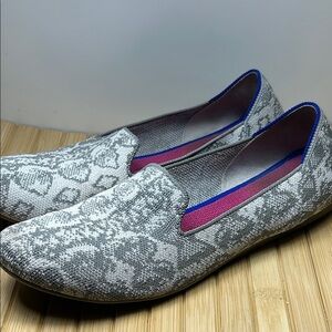 Rothy's Gray and Blue Women's Loafers